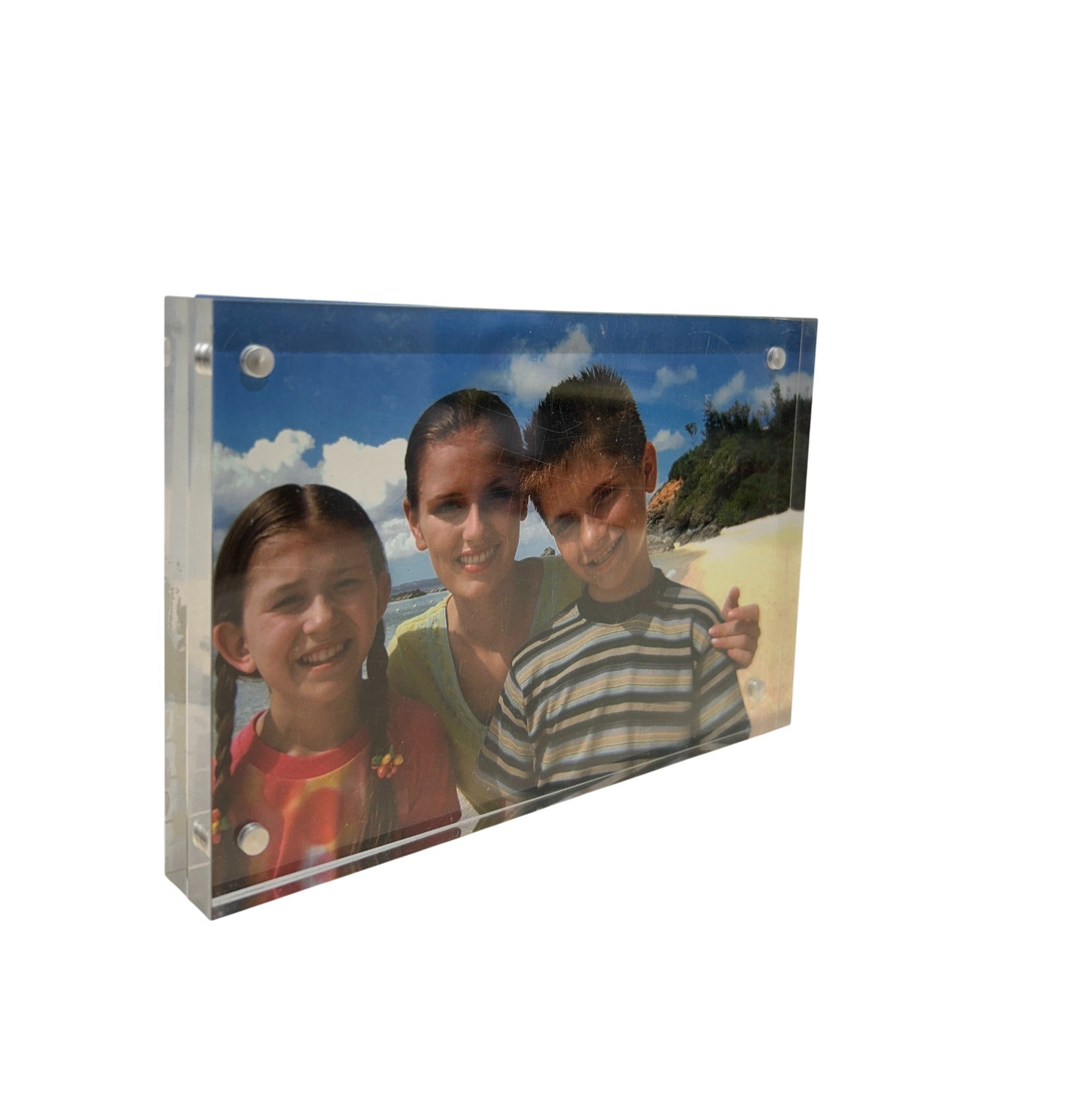 מסגרת בלוק אקריל דו צדדי בגודל 10/15