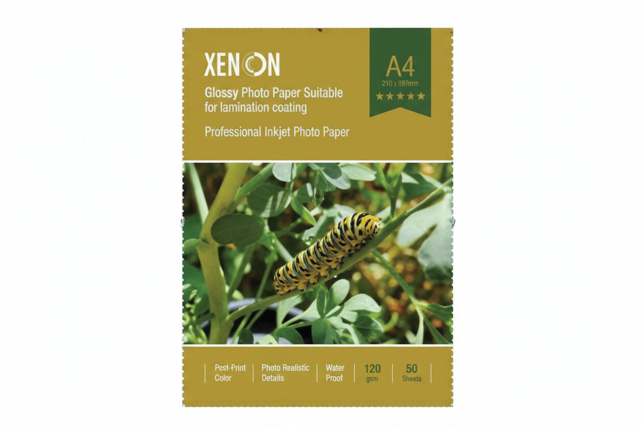 נייר פוטו גלוסי 120 גרם
